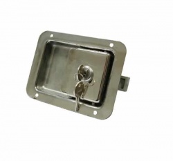 Zamek drzwi wpuszczany nierdzewny 140x108 mm 15-035