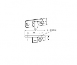 Gniazdo górne rygla, 39-910-5