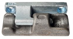 Zawias burty aluminiowej 120 mm kompletny, 15-448-02