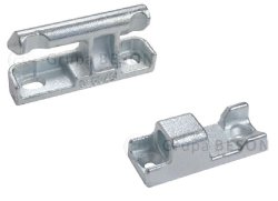 Zawias burty aluminiowej 654N ocynk, kpl. 10-116CG